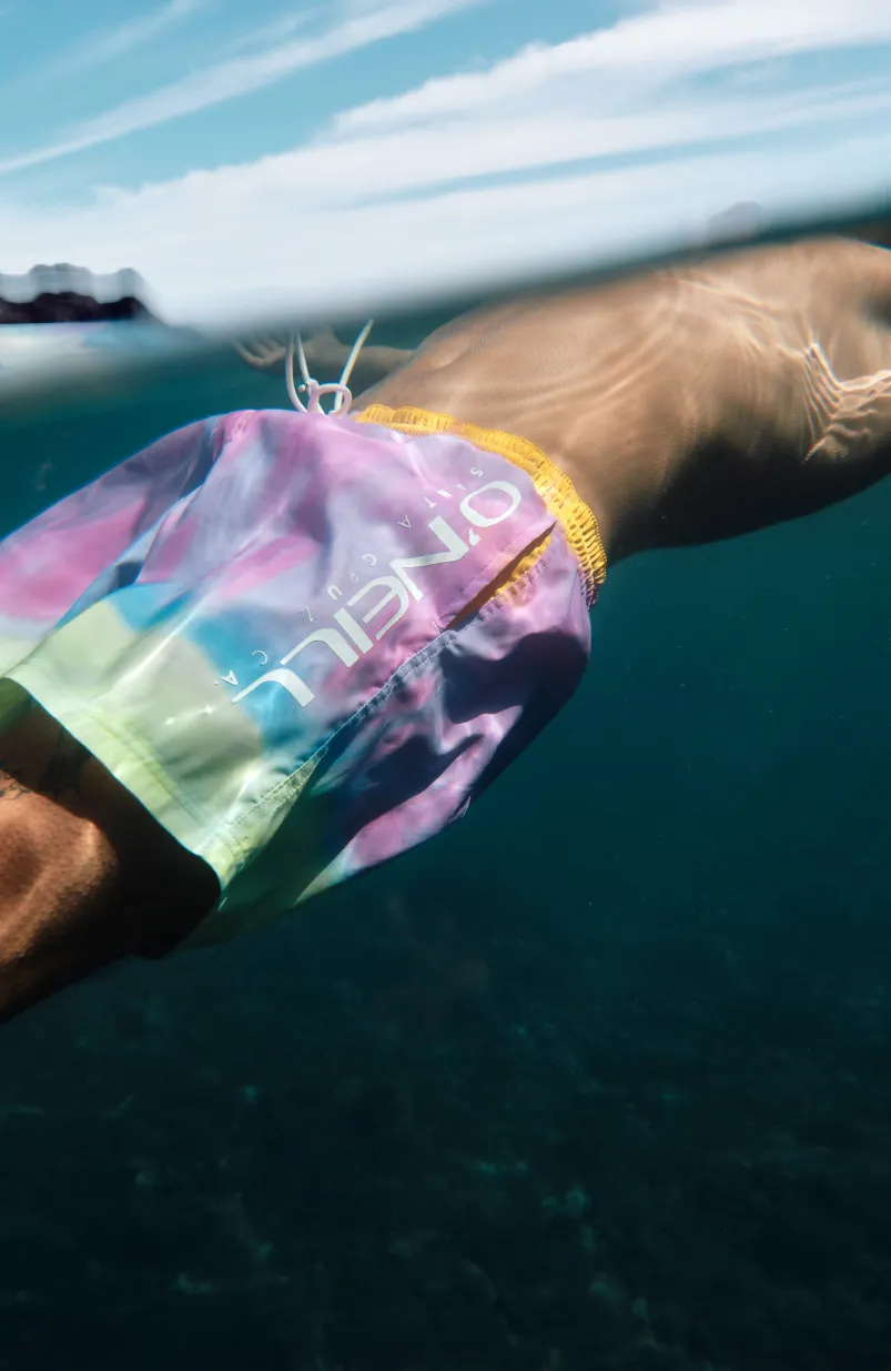 Zwemshort Cali Melting 16'' | Orange Melting Gradient