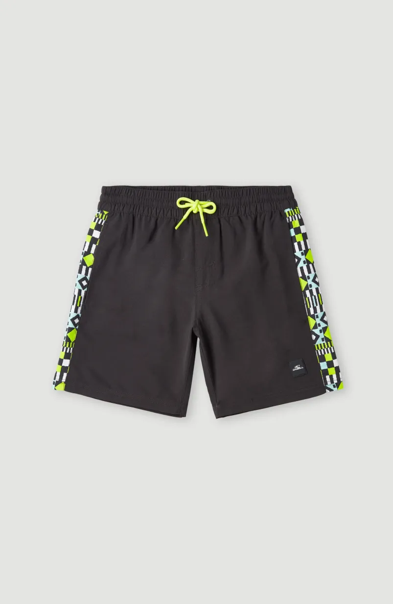 Zwemshort Cali Panel 14'' | Black Out Colour Block